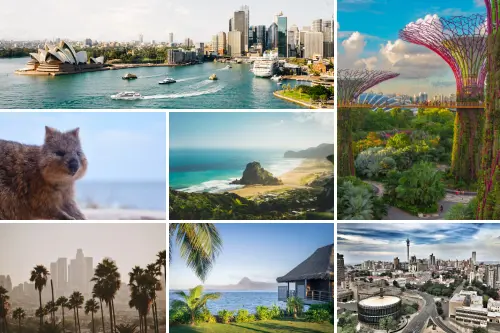 The adventurous Johannesburg Singapore Perth Sydney Auckland Papeete Losangeles